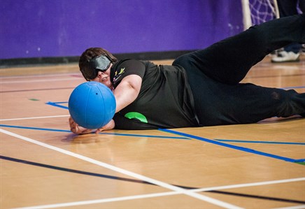 Try your hand at goalball