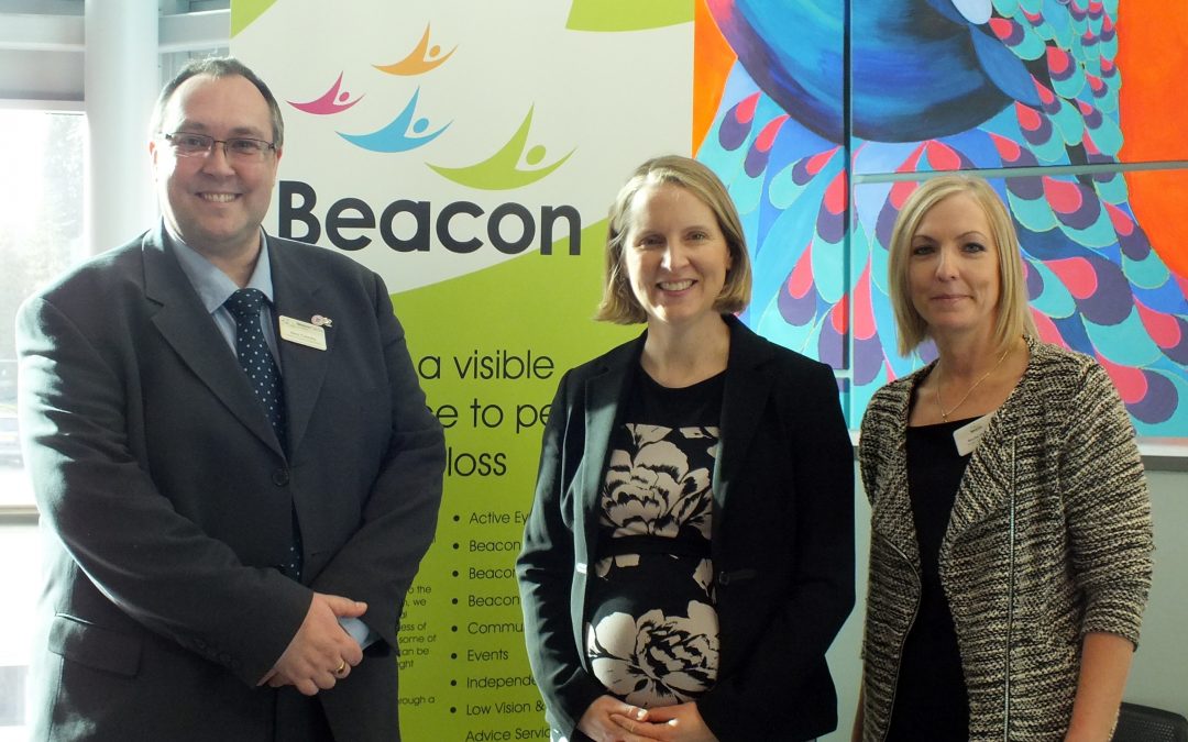 MP visits the Beacon Centre