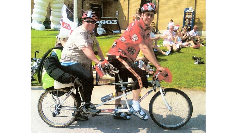 Tandem ride in aid of Beacon