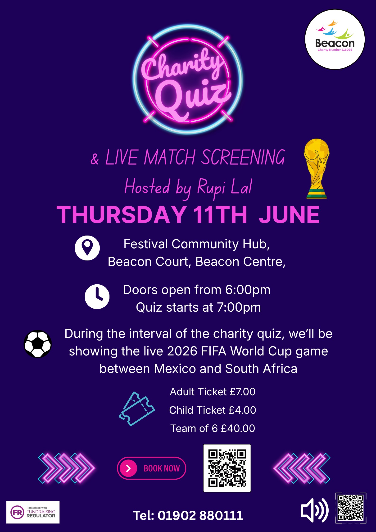 Charity Quiz Night Poster